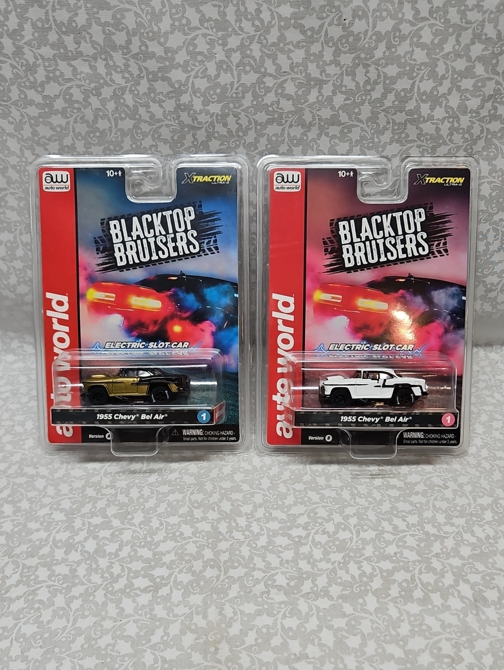 1955 Chevy Bel Air Xtraction Slot Car Version A & B BlackTop Bruisers